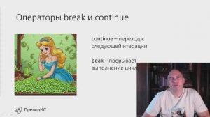 Операторы управления циклом break и continue в Python