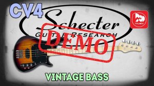 Бас-гитара SCHECTER CV-4 BASS 3TSB - демонстрация звучания