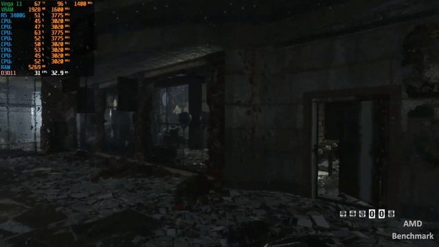 Metro Exodus - Ryzen 5 3400G Benchmark