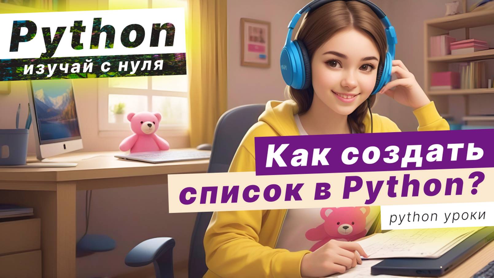 Как создать список в Python [отрывок с курса 2023]