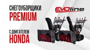 Снегоуборщики EVOline серии PREMIUM с двигателем Honda – обзор и применение