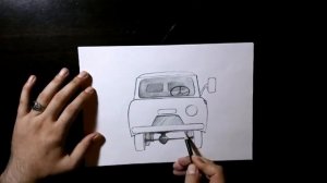 НАРИСУЕМ УАЗИК КАРАНДАШОМ How to draw a russian car with a pencil