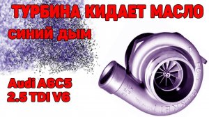 Синий дым. Турбина кидает масло. Audi A6C5 2.5TDI V6.