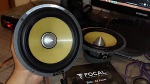 Focal Elite Series Es165 KX2 2 Way Component Speakers free air instrumental test flat eq