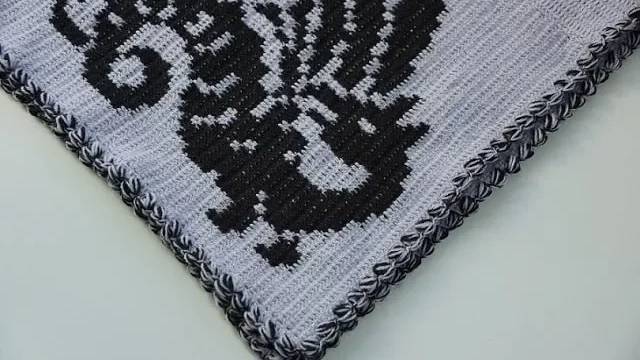 Как обвязать край изделия.