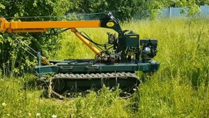 Мини кран на гусеничном шасси дизель - электрический Корвет