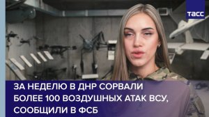 За неделю в ДНР сорвали более 100 воздушных атак ВСУ, сообщили в ФСБ