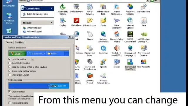 How to modify the taskbar in Windows XP смотреть онлайн