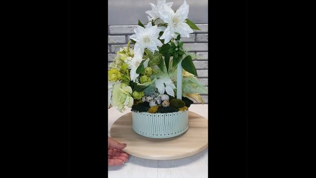 кашпо из березовой фанеры #пасхальныйдекор #идеиподарков #делаемкрасиво  #декордлядома