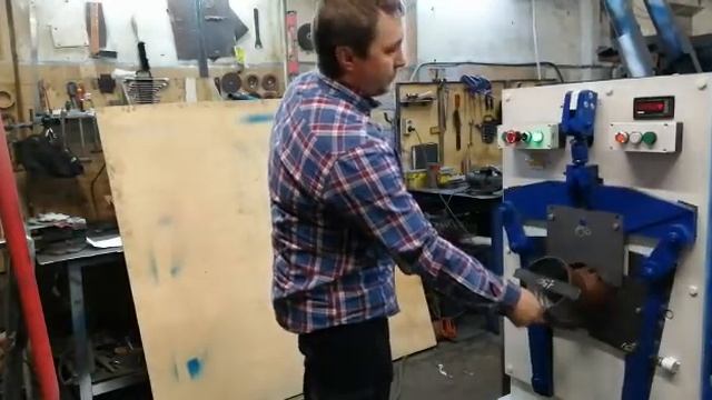 Станок гофроколено RME 165 смотреть онлайн