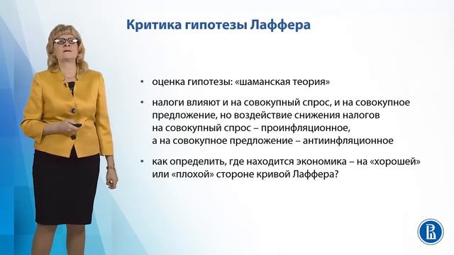 Фискальная политика и совокупное предложение