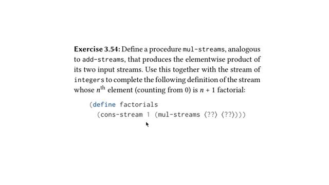 Structure and Interpretation of Computer Programs - Chapter 3.5 Part 1