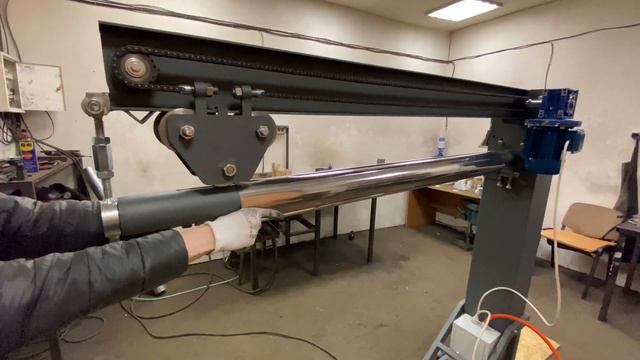 Фальцеосадочный станок. Для осадки шва на трубе! смотреть онлайн