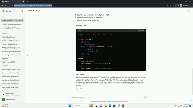 best mobile python ide