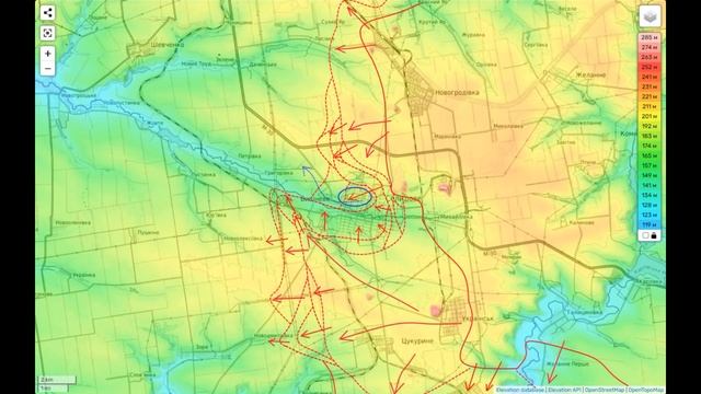 освобождение Селидово и Горняк в итоговой сводке
