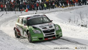 SKODA FABIA S2000 #5 J. HANNINEN - M. MARKKULA 2TH RALLY MONTE CARLO 2010 1:43 IXO