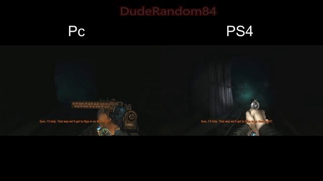 Metro 2033 Redux PS4 Vs Pc Side By Side Graphics Comparison смотреть онлайн