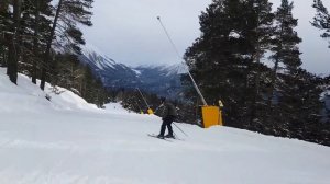 Архыз после снегопадов. Первая проба горных лыж