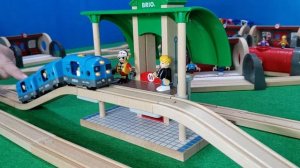 Wooden Trains Giant Metro Railway with EVERY BRIO metro train available | BRIO Train Video
