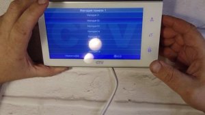 CTV-M4705AHD Цветной монитор видеодомофона 7" с поддержкой разрешения Full HD. Распаковка, обзор.