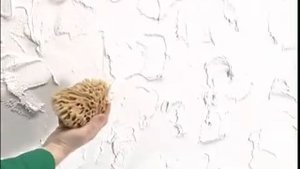 Как нанести декоративную штукатурку. Лунная техника. Marmora Oikos.