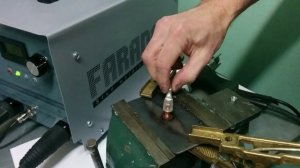 Приварка выводов электрохимической защиты (ЭХЗ) к металлу оборудованием для конденсаторной сварки