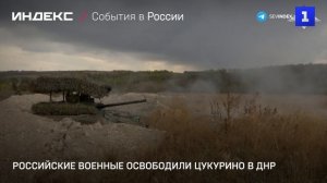 Российские военные освободили Цукурино в ДНР