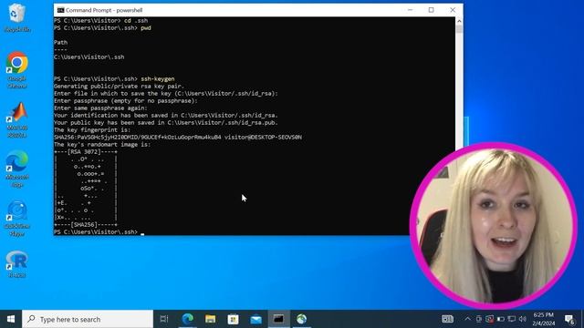 Create a Secure Shell Key (SSH Key) on Windows смотреть онлайн