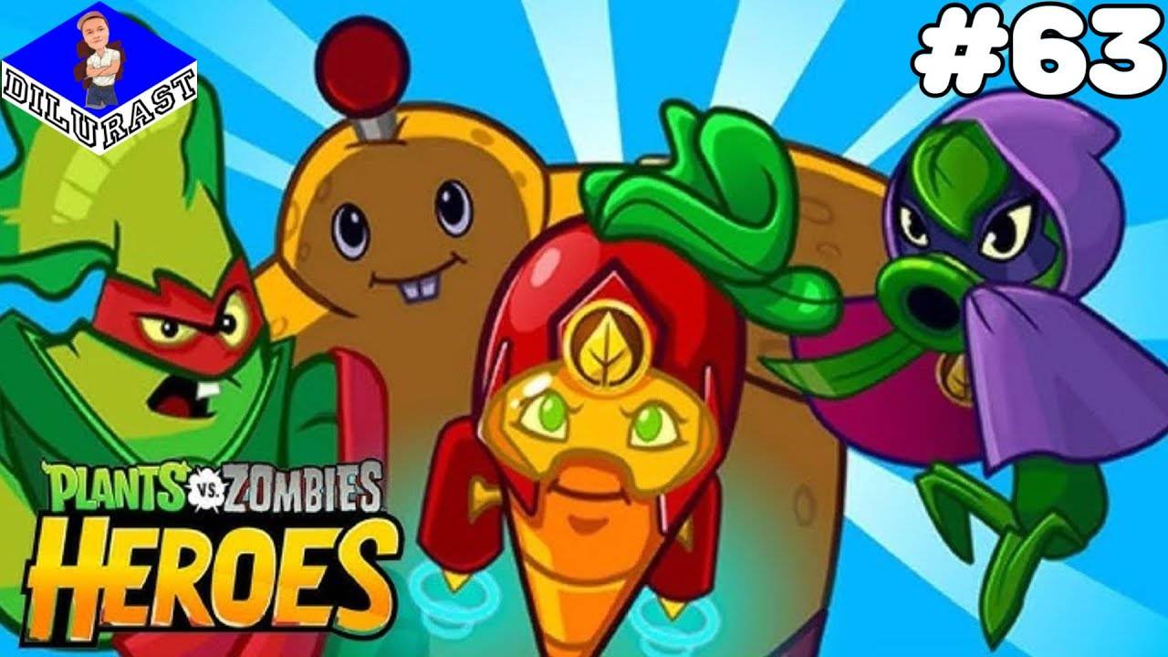 Plants vs. Zombies Heroes #63 ИГРОВОЕ ШОУ! ВИДЕОИГРА ОНЛАЙН! GAMEPLAY! ИГРОВОЙ КАНАЛ Dilurast