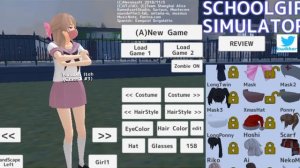 Играем в School Girl Simulator 🌚✌️
