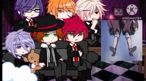 Diabolik lovers react to Yui as Krul || Gacha react
