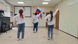 "РОССИЯ", танцевальная группа "НА ВЗЛЁТЕ", репетиция