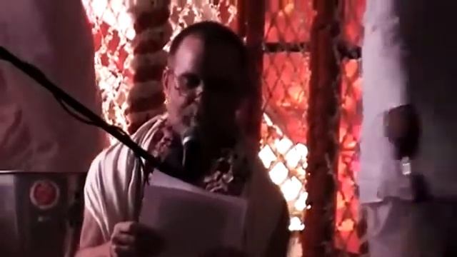 Аиндра Прабху   Подношение на уход Шрилы Прабхупады 2009г  Yuga Dharma Tape Min