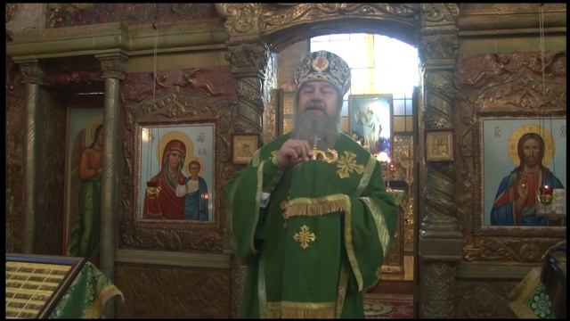Проповедь епископа Максима в Великокняжеском храме города Ельца