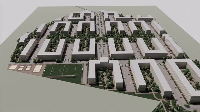 Градостроительная концепция застройки жилого микрорайона