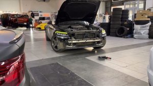 Ремонт фар, устранили запотевание фар Hyundai Genesis g80