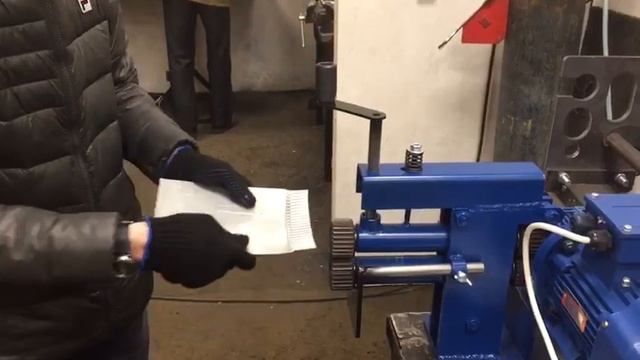 Гофрирование. Зиг машина RME 140x1 смотреть онлайн