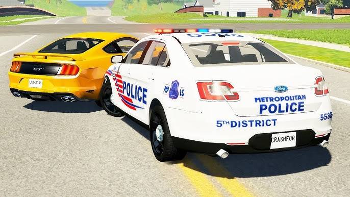 BeamNG Drive - Реалистичные автомобильные аварии и погони и ДТП. Бимка.