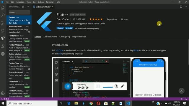 Flutter Tutorial for Beginners Intro & Setup