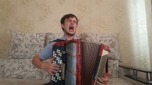 Душевно спел под баян Амирамов  - Молодая / КАВЕР на баяне