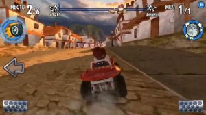 Мультик Игра  для детей гонки на машинках. Выигрываем пирата водителя