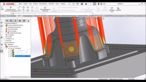 Обучение модуль HSS стратегия Параллельные проходы По ватерлиниям №2. Training module HSS Solidcam