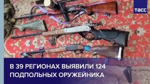 В 39 регионах выявили 124 подпольных оружейника