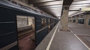 Subtransit Drive: Прибытие и отправление 81-717 на станции Новогиреево