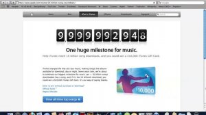 The iTunes store reaches 10 billion downloads!!