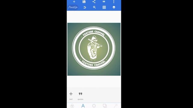 How To Create Mafia Logo On Mobile | Pixel Lab | Flat Logo Design | By Esharab