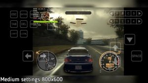 Need For Speed: Most Wanted (2005) on Android, Winlator, ~60 fps, Pixel 4a Snapdragon 730g 6 gb RAM