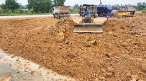 Строительство, очередная засыпка