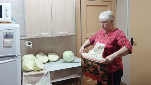 "Жизнь на пенсии".. Наконец-то засолила капусту🥬👍.