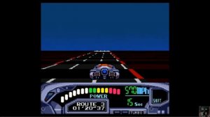 Playing Outrun 2019 (Genesis) in 2019